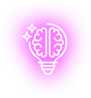 icono bombillo cerebro