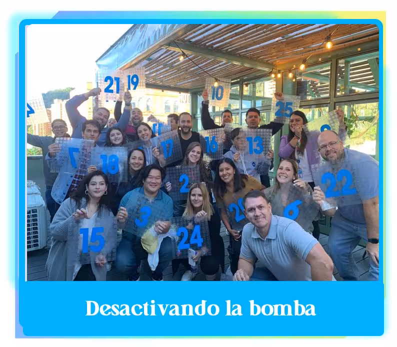 Team building: desactivando la bomba
